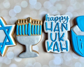 Happy Hanukkah Cookies