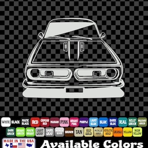 PLYMOUTH BARRACUDA CUDA Muscle Car Sticker Vinyl Decal