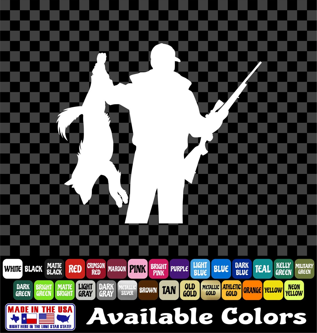 Coyote Hunting Sticker Predator Hunt Varmint Hunter Vinyl Decal Truck ...