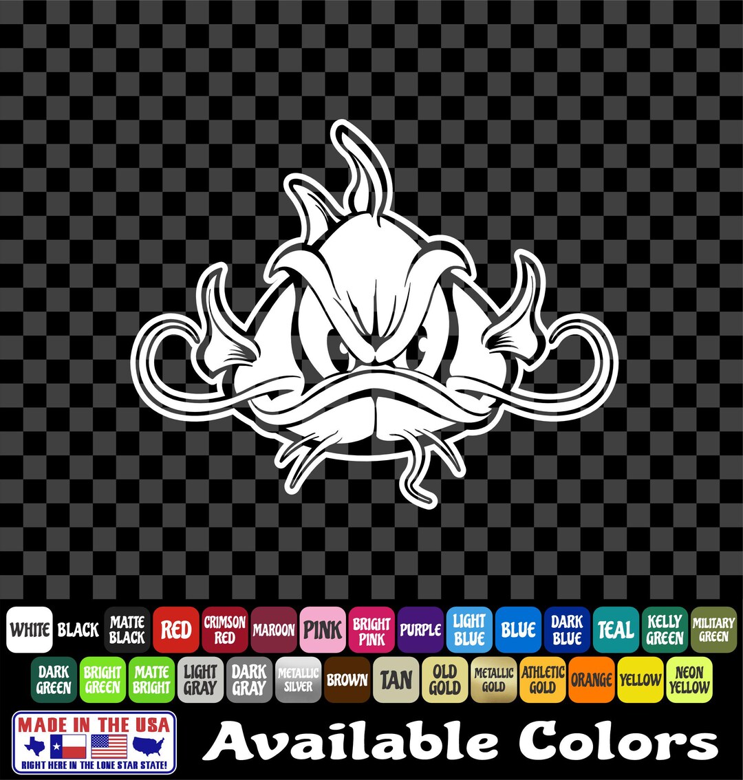 Catfish Sticker Noodler Hand Fish Cartoon Fishing Decal Car Truck Vinyl ...