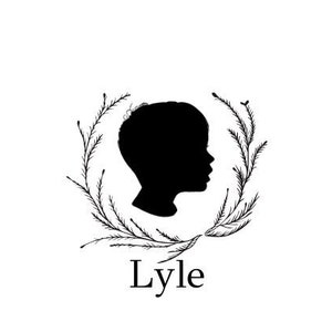 Custom Silhouette Picture |Mistletoe Frame | Digital File 8x10 & 5x7