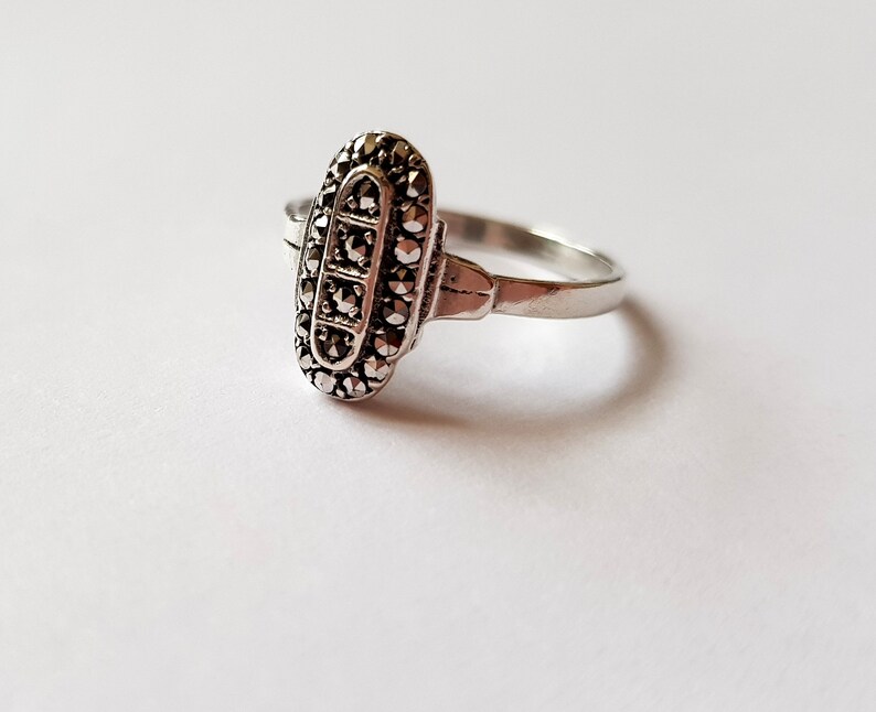 victorian marcasite ring