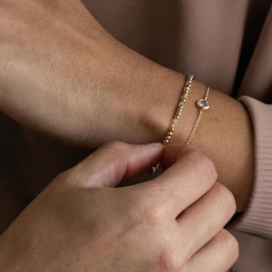 Morse Code Bracelet on Silk Cord - Swarovski Crystal Hidden Message