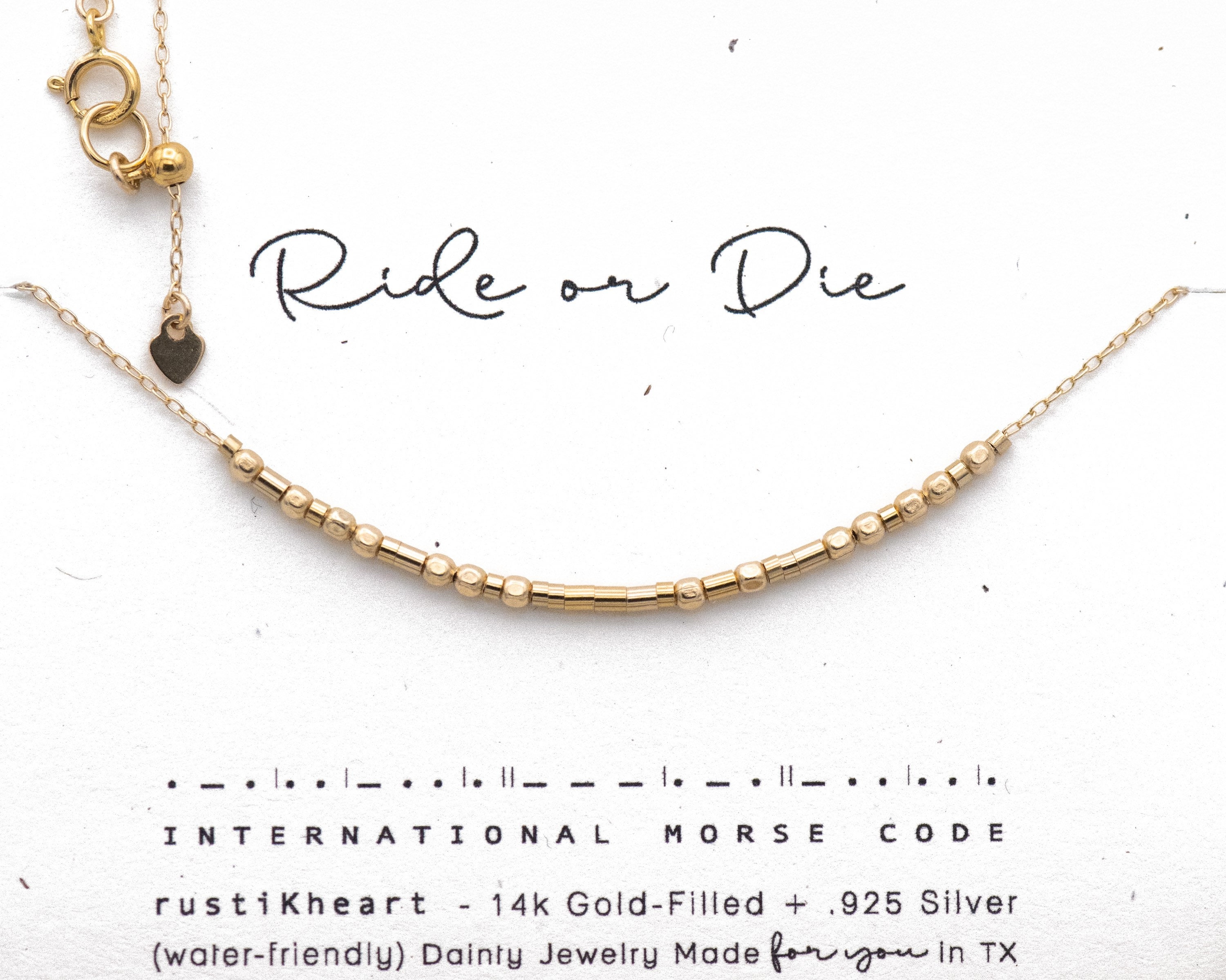 Best friend morse code best sale necklace