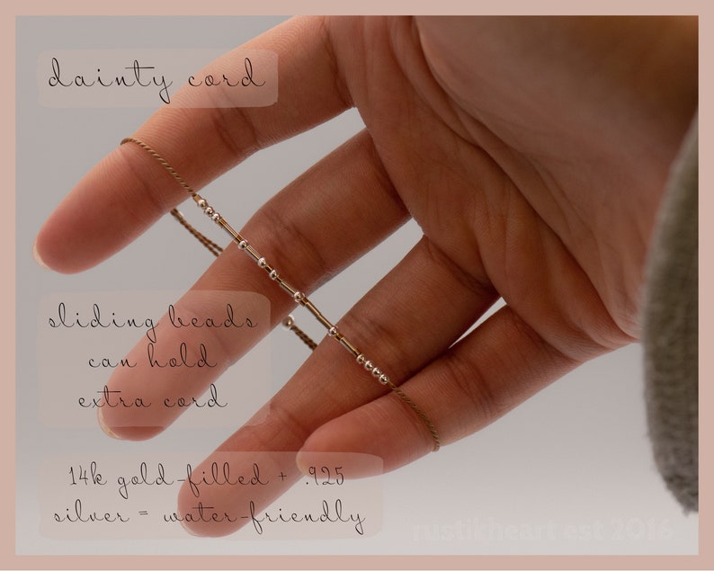 Pulsera de hilo con código Morse o pulsera de plata personalizada con código Morse. Regalos de ánimo como: pronta recuperación, afirmación, para el duelo y motivación. imagen 7
