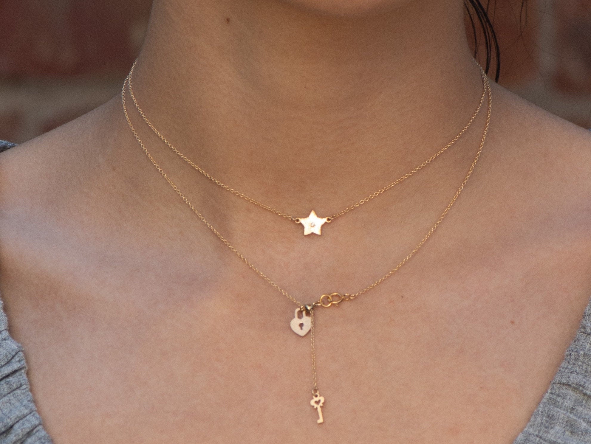 Little Star Necklace • Gold-Filled Star 