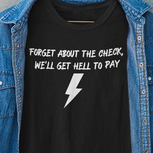 ACDC T-Shirt: Have a Drink On Me Lyrics - Rock Concert Music