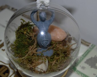Goddess Garden Terrarium Ornament