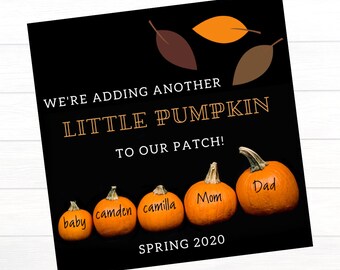 Fall Pregnancy Announcement