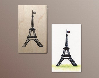 Paris Eiffel Tower Rubber Stamp by Paper Source