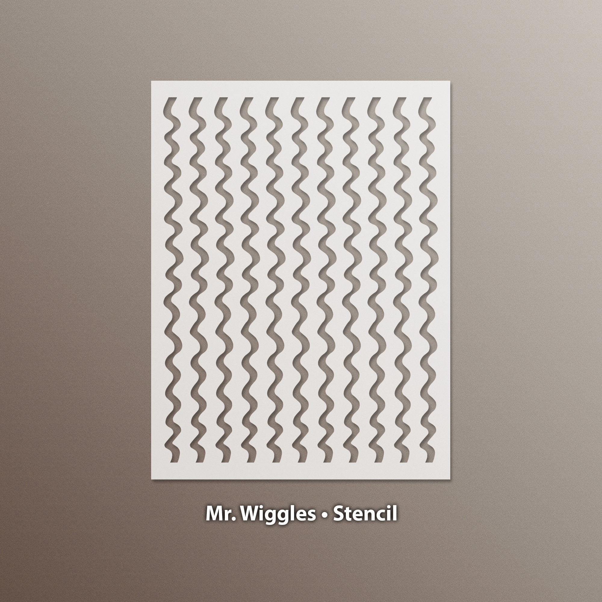 Mr. Wiggles Stencil | Etsy