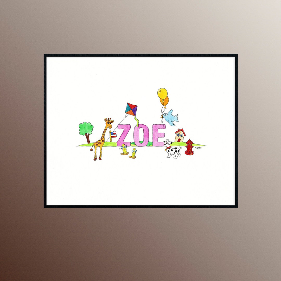 Personalized Name Art - Etsy