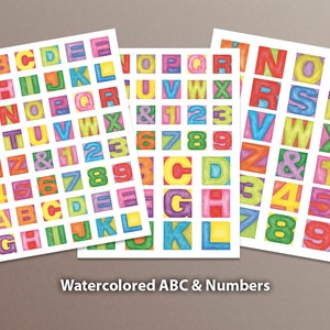 Alphabet (ABC) Clip Art, téléchargement numérique