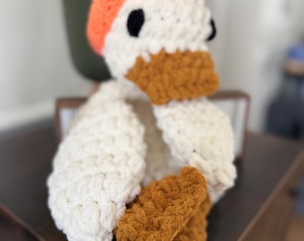 Crochet Duck Plush | Amigurumi Duck | Handmade Stuffed Duck Toy | Mallard Duck Plush | Cute Crochet Animal | Baby Gift | Nursery Toy