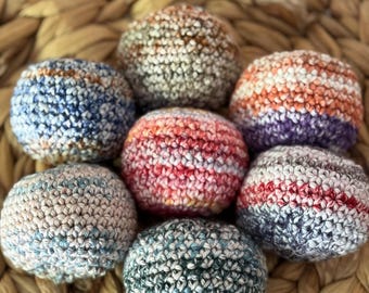 Crochet Hacky Sack / Foot Bag – Handmade Fidget Toy & Outdoor Game