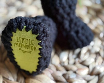Infant Baby Boots | Newborn Boots | Suede Bottom Booties