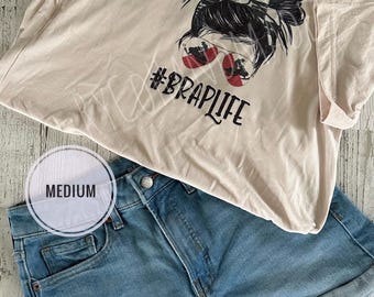 Finished Product | Messy Bun Shirt