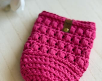 New Colors - Crochet Drink Coozie – 24 oz Cup Sleeve – Reusable Iced Coffee Holder – Sweat-Absorbing Cozy – Multiple Colors Available