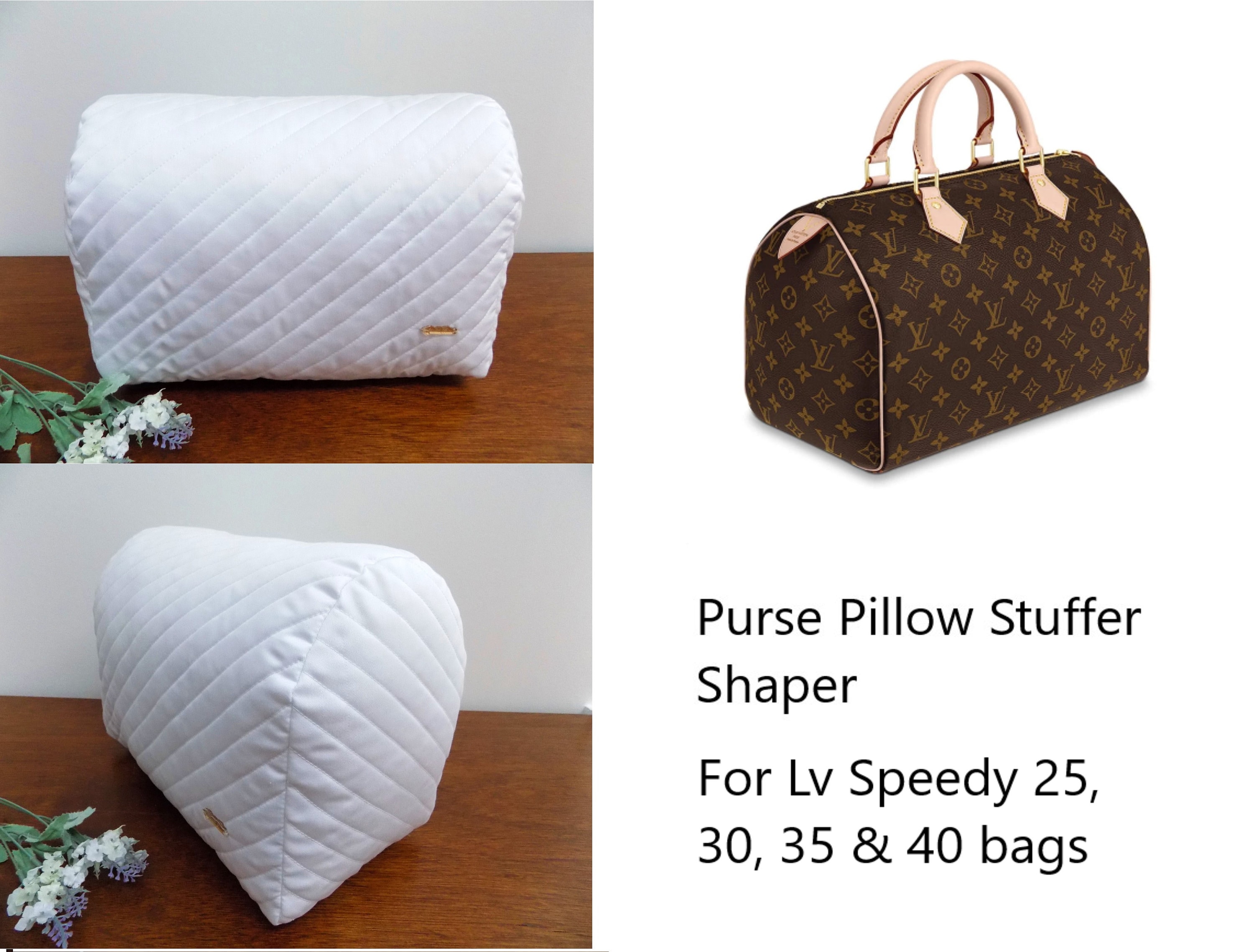 Spee.dy Bag Purse Pillow bag Shaper Stuffer for Speedy Style Bags