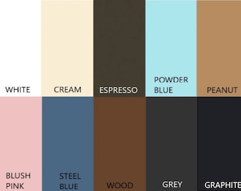 PILLOW'S COLOR CHART. For choosing color purpose only. Please, don't buy this listing.