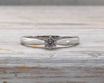 14k Gold Ring, Diamond Band, Diamond Jewelry, White Gold Ring, Diamond Engagement, Anniversary Ring, Jewelry For Her