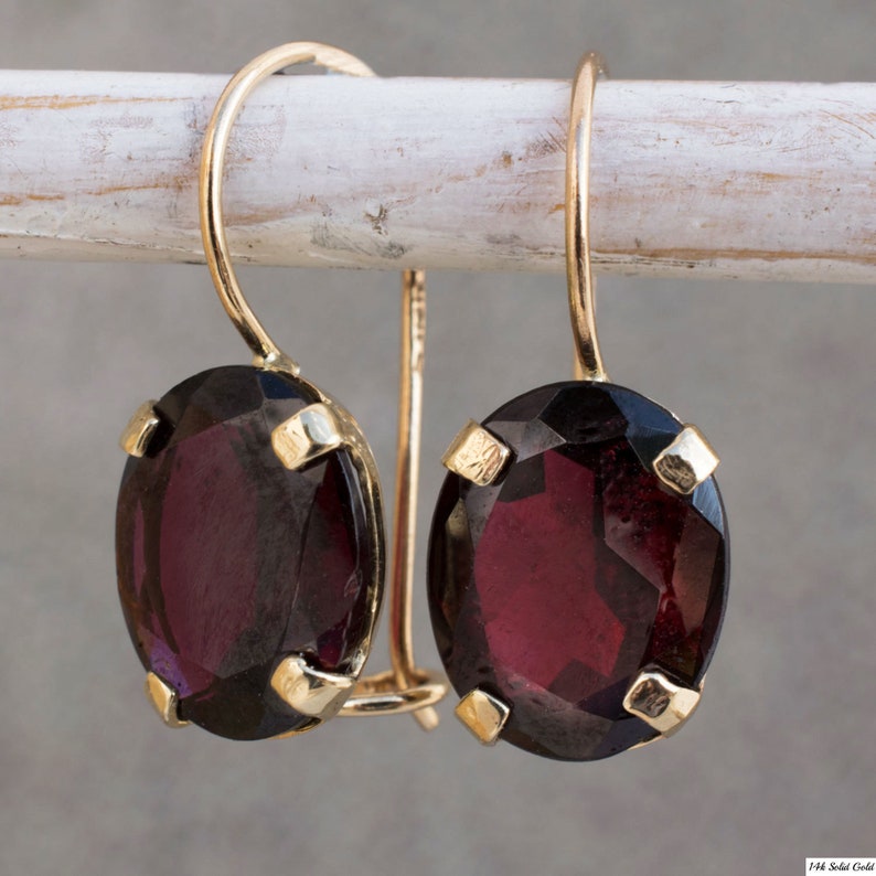 14K Gold Jewelry Set Earrings Necklace Gold Jewelry Etsy