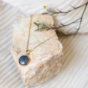 Black Opal Necklace, 14K Gold Necklace, Opal Necklace, Dainty Gemstone Necklace, Classic Pendant, October Birthstone, Necklaces For Women