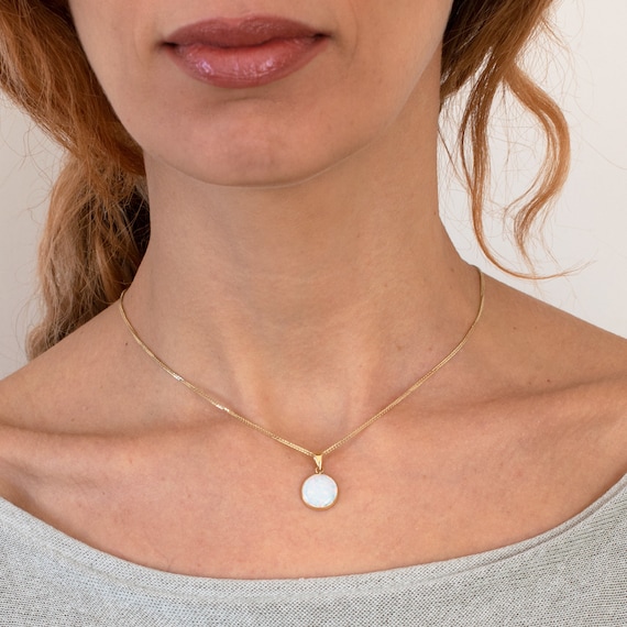 Mother Of Pearl Junk Can Opener Necklace