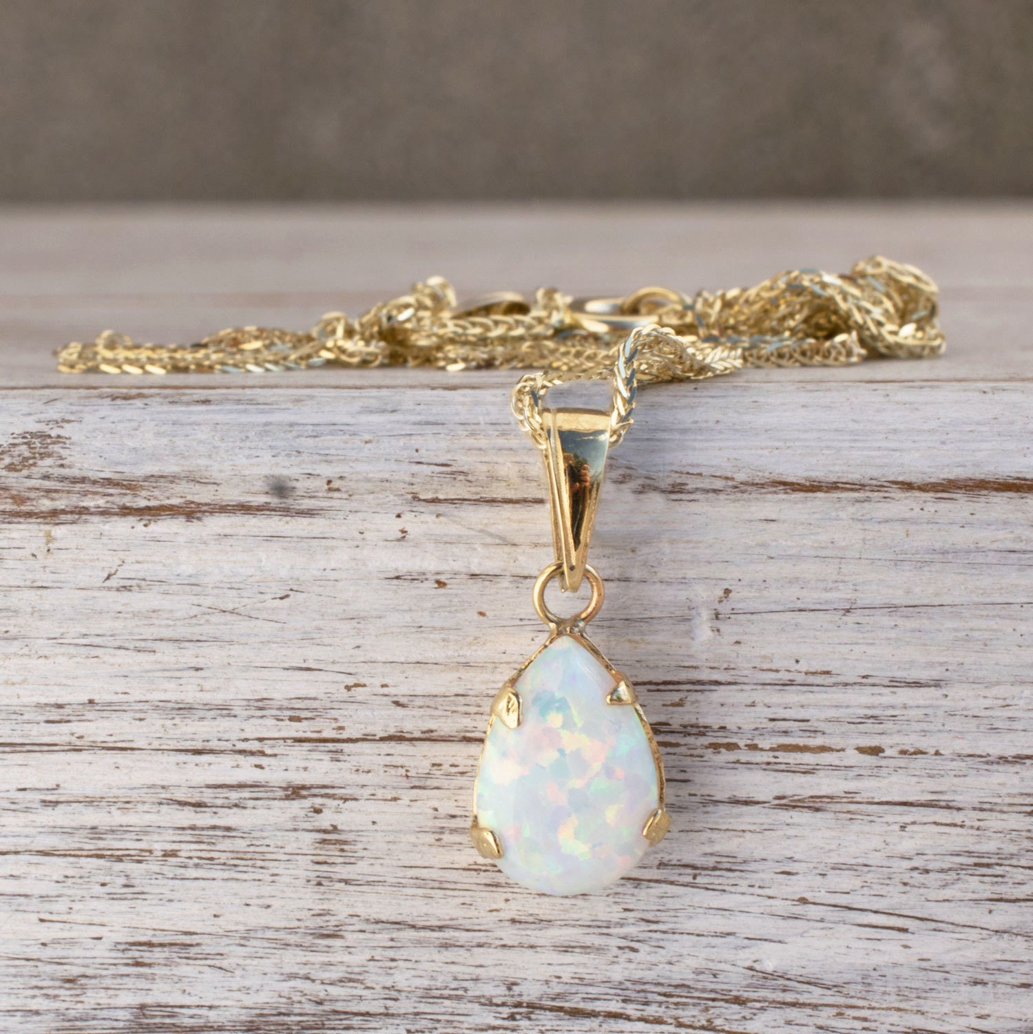 Pear Shape Opal Pendant – T.K. Anderson Designs - Fine Jewelry