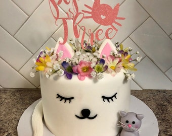 cat cake toppers etsy