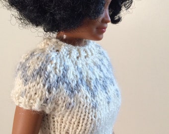 Classic Wool Fair Isle Top Lammily Clothes