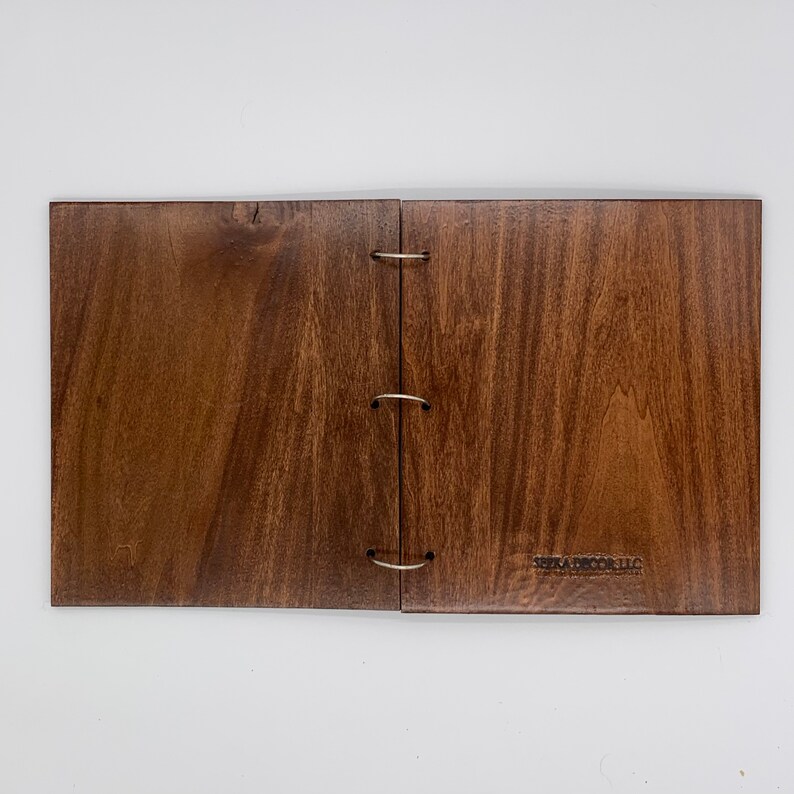 3 INCH RINGS Solid Wood 3Ring Binder Perfect For Etsy