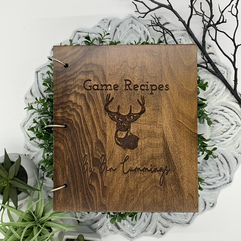 CUSTOMIZE ME Solid Wood 3Ring Binder Perfect For Etsy