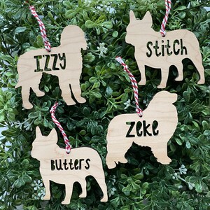 Personalized Lab Dog Ornament Labrador Christmas Ornament Custom Dog Ornament image 2