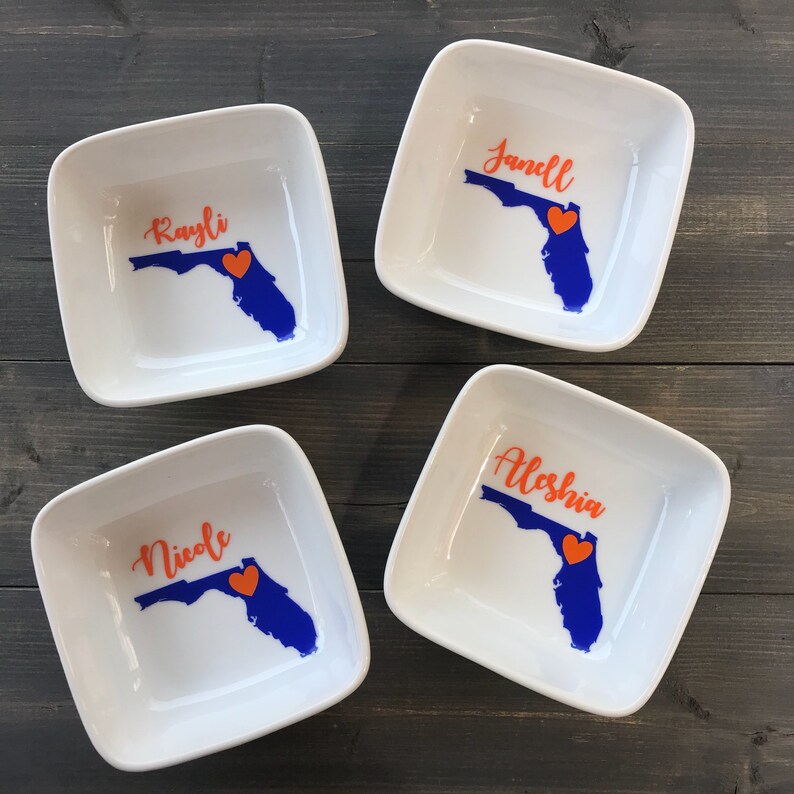 University of Miami Jewelry Ring Dish University of Florida College Graduation Florida College Love USF High School Graduation