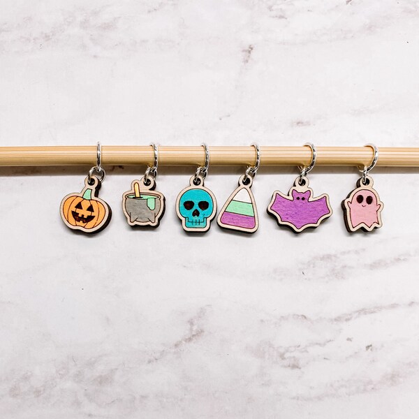 Halloween Stitch Markers Etsy