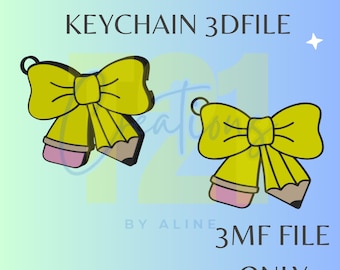 Pencil Bow Can Opener 3D 3MF File Download