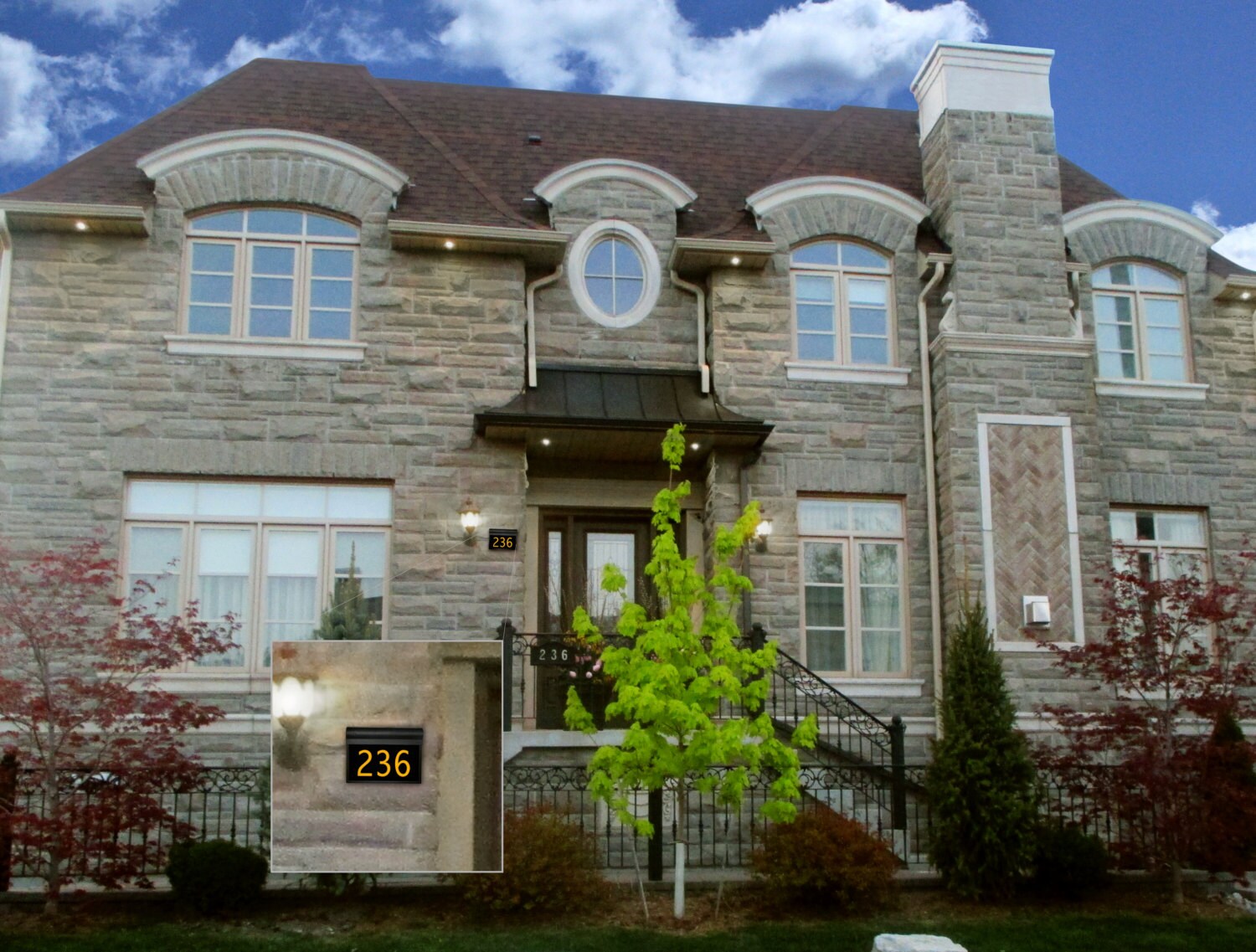 Personalized and Customized Illuminated LED Address Sign Etsy