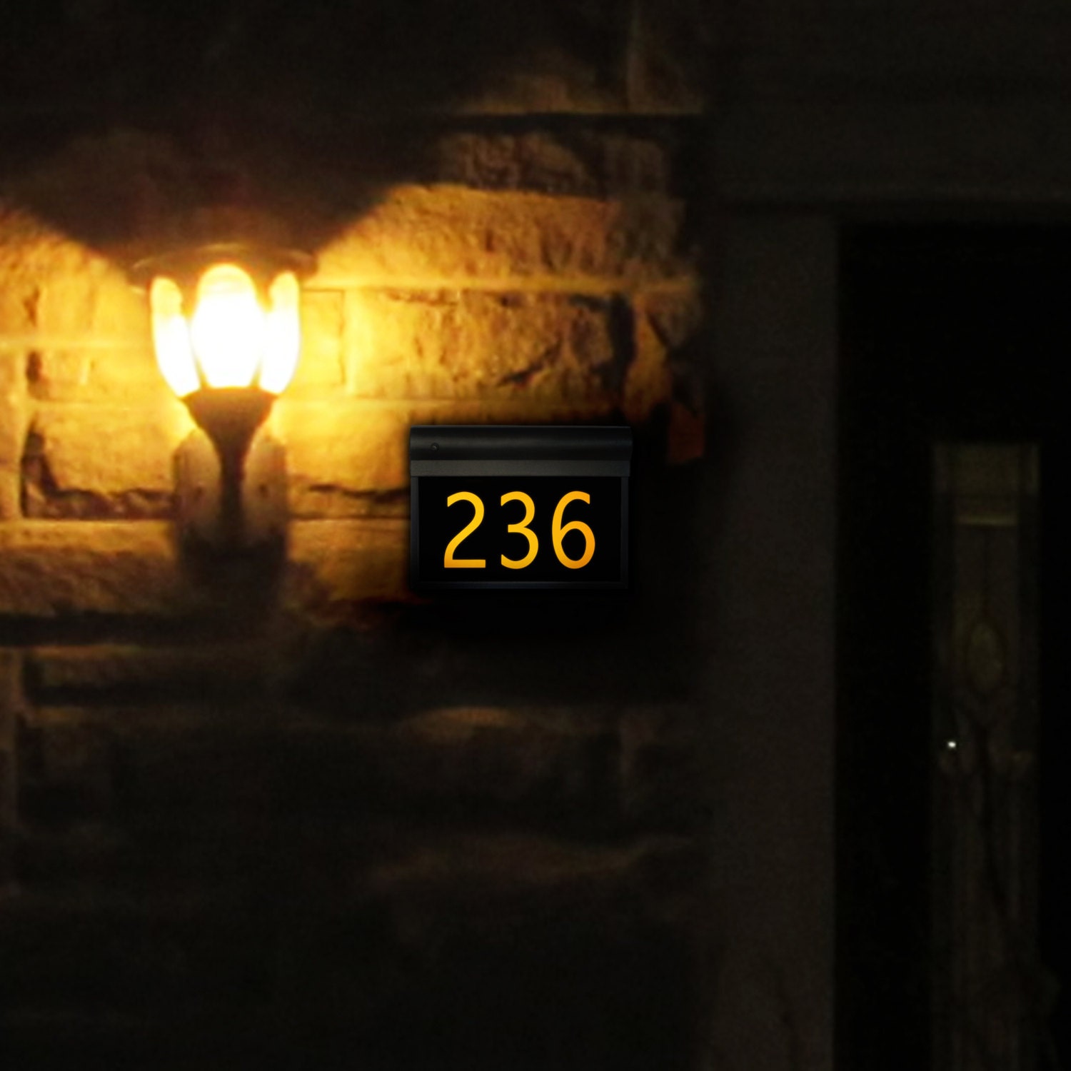 Personalized and Customized Illuminated LED Address Sign Etsy