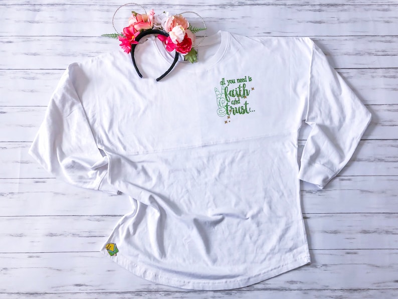 Tinkerbell Game Day Jersey Tink Inspired Shirt Peter Pan Etsy