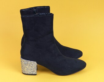 Glossy Ankle Booties - Etsy