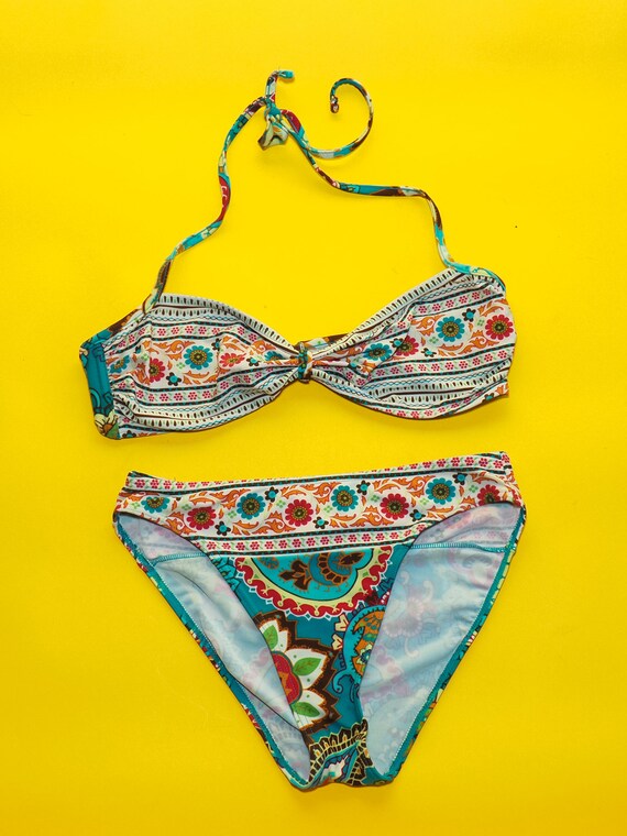 Vintage two piece swimming suit/ Bathing suit/ Su… - image 2