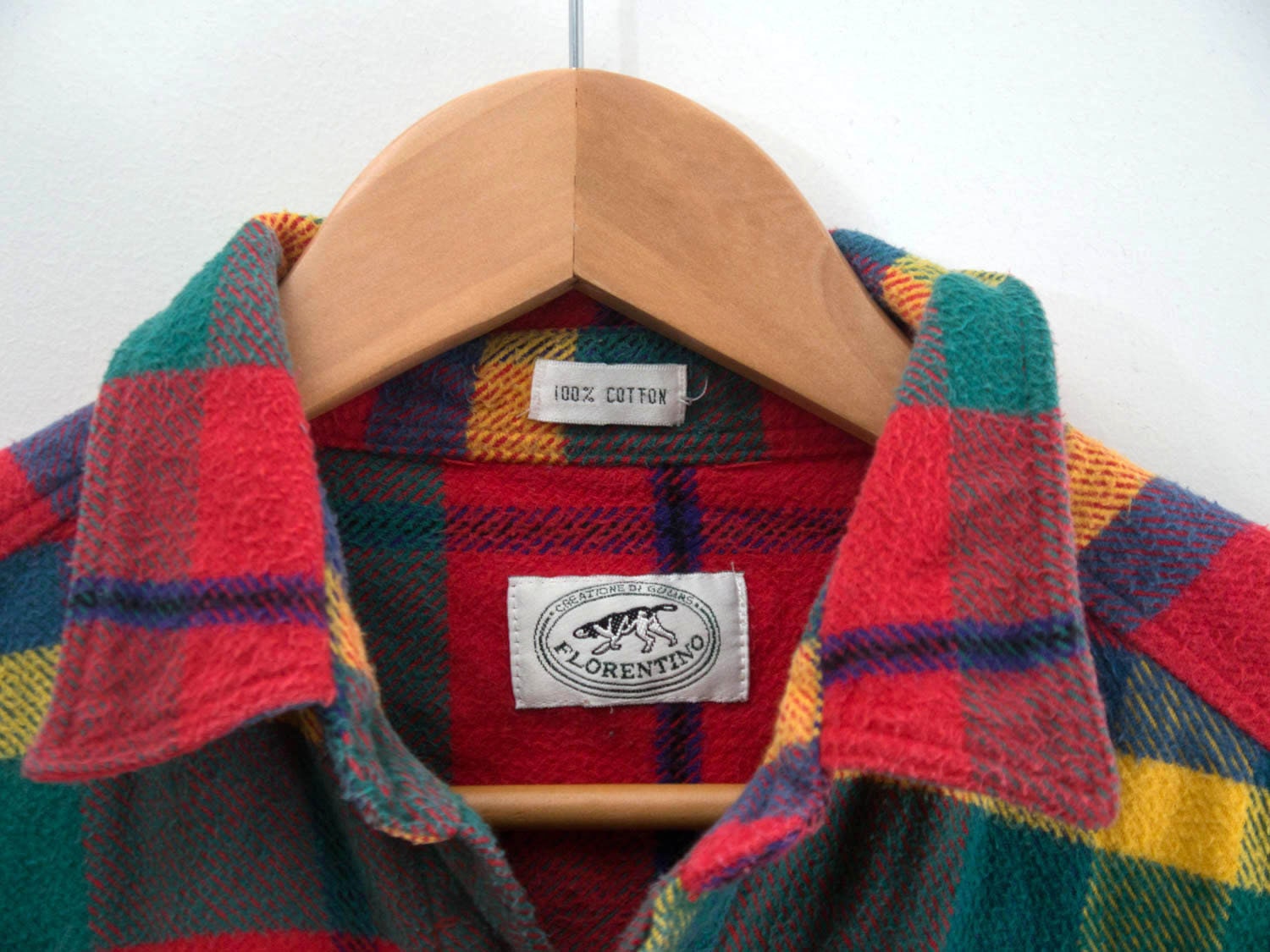Vintage Flannel Shirt/ Red Plaid Shirt/ Oversized Shirt/ 80s | Etsy