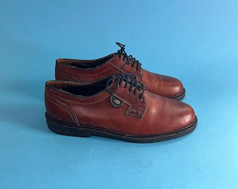 Scarpe Oxford in pelle marrone vintage AM da uomo/Scarpe eleganti in pelle Berlin/Scarpe classiche/Scarpe formali/Taglia Ee 44/UK M 10/US M 10,5