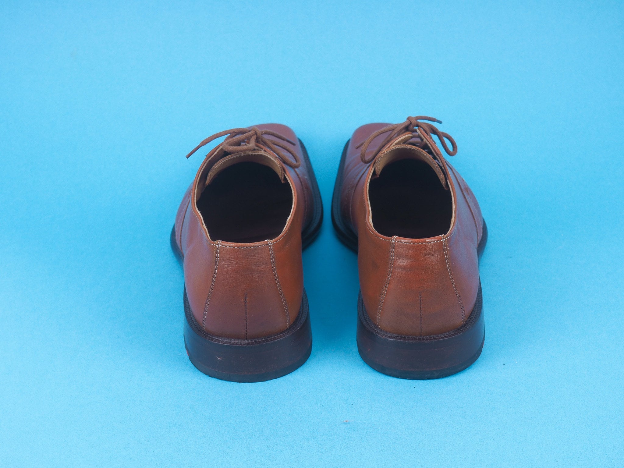 Vintage Lloyd Men Brown Leather Oxford Shoes/ Genuine 