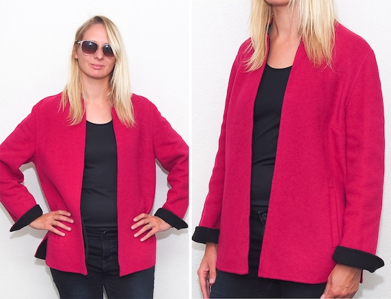 talbots double faced wool jacket