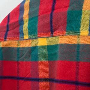 Vintage Flannel Shirt/ Red Plaid Shirt/ Oversized Shirt/ 80s - Etsy