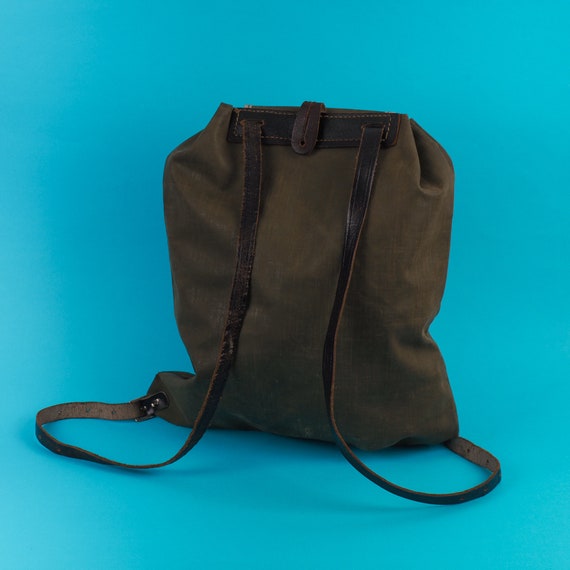 Old khaki school bags clearance