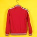 Vintage Women Red Track Jacket/ Retro Classic Windbreaker/ IKTU School ...