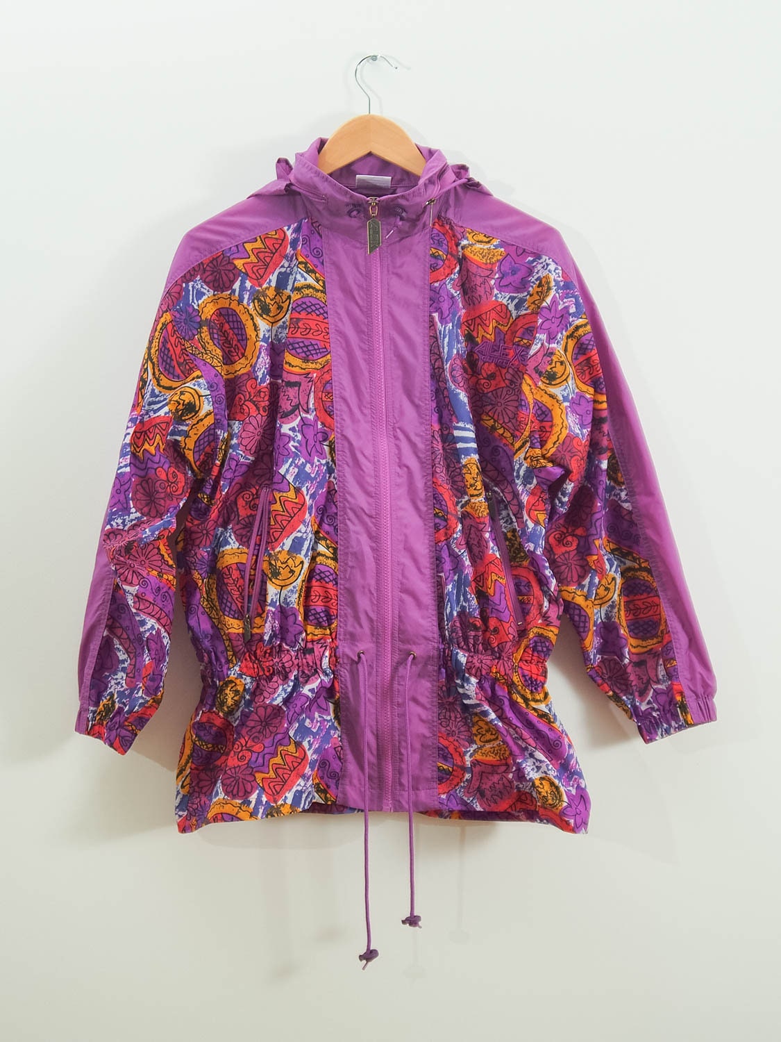 Vintage Women Windbreaker Which Packs in a Pocket/ Hipster - Etsy